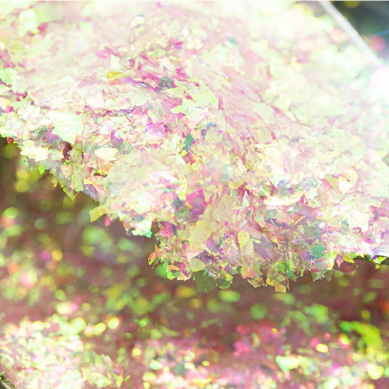 glitter camaleonte iridescente cromo ad alto pigmento impermeabile